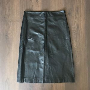 Leather Skirt